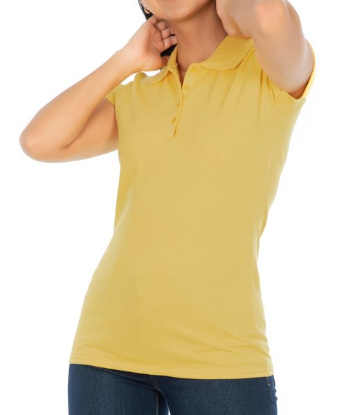 Playera Polo Pique Asiluetada de Dama