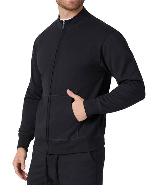 Sudadera Cuello Redondo y Cierre de Caballero