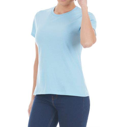 Playera Manga Corta Cuello Redondo Dama