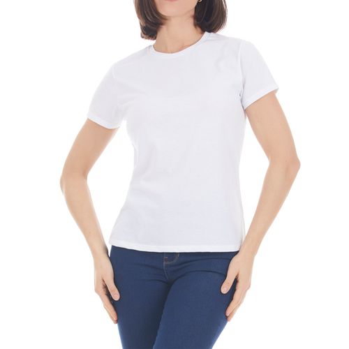 Playera Manga Corta Cuello Redondo Dama
