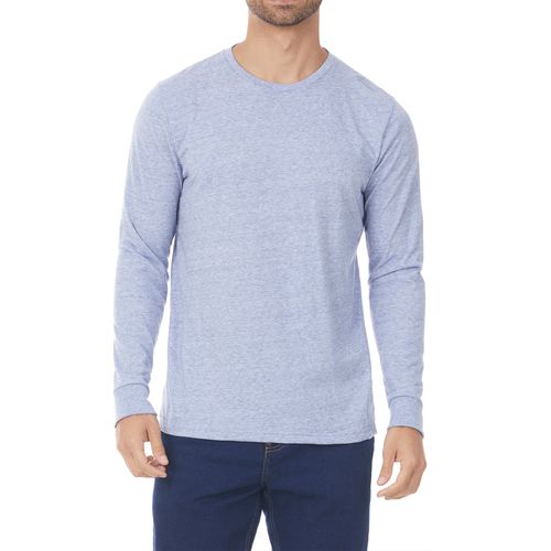 Playera Manga Larga Cuello Redondo de Caballero
